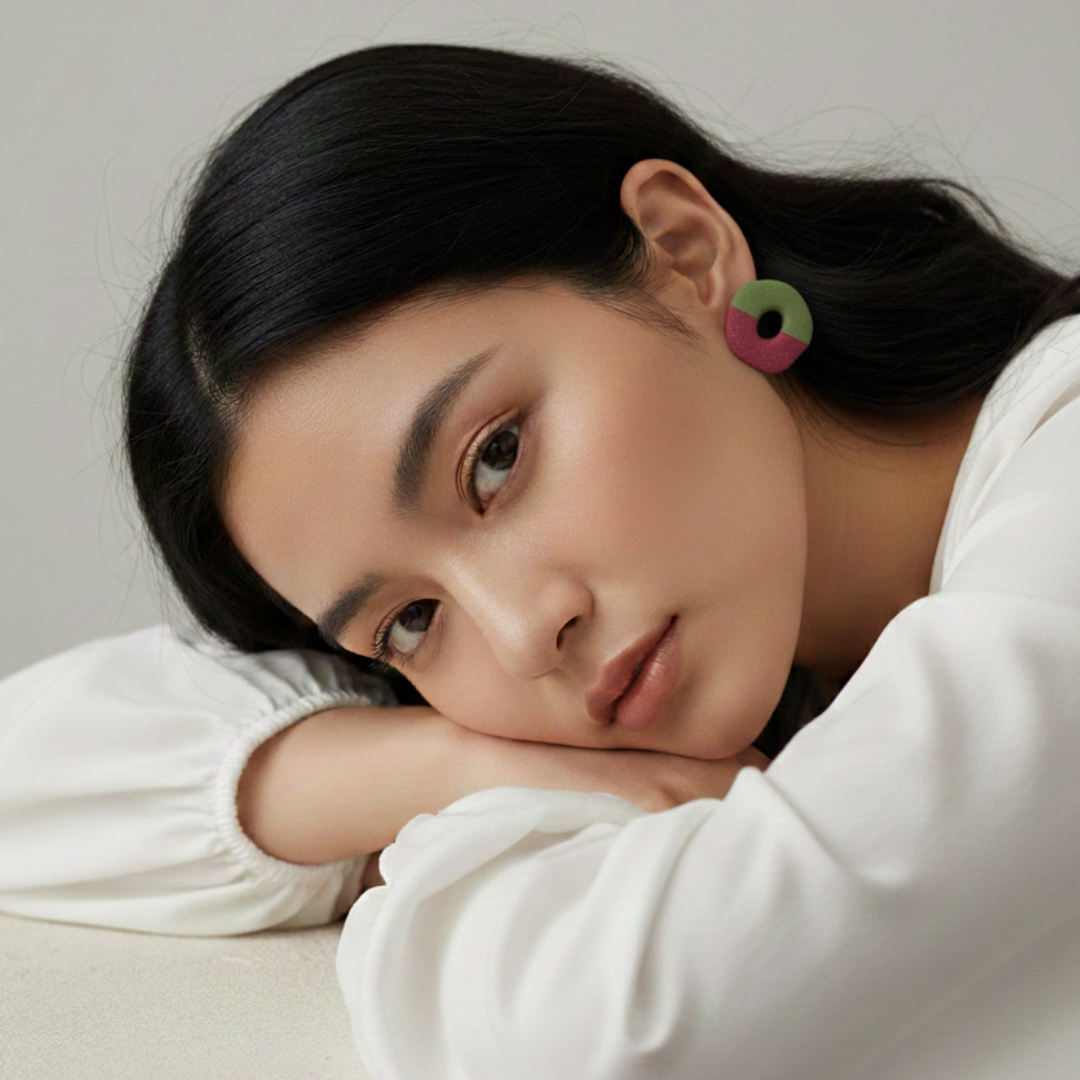 Amal Duotono verde | granate